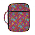 Indian Patchwork Pattern Print Front Pocket Bible Bag