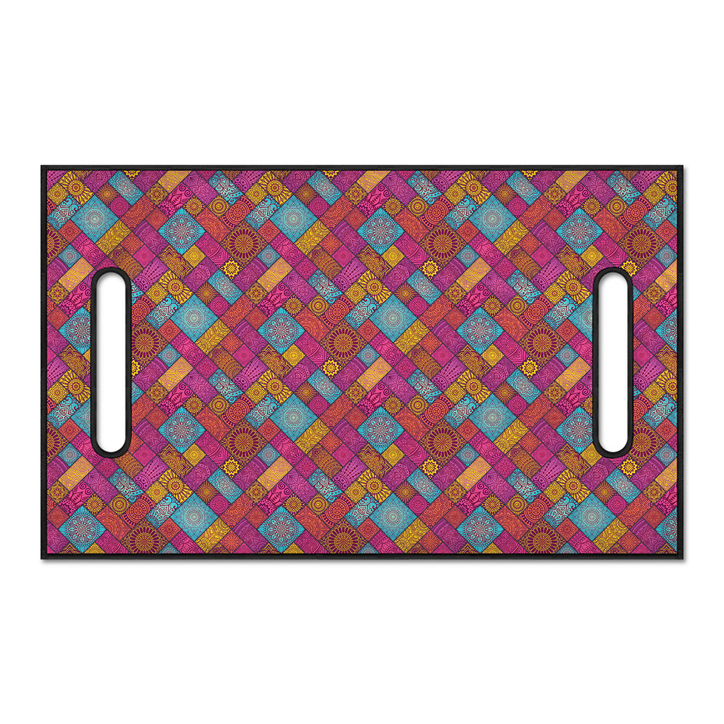 Indian Patchwork Pattern Print Golf Cart Seat Cover
