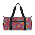 Indian Patchwork Pattern Print Gym Bag