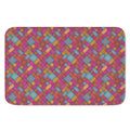 Indian Patchwork Pattern Print Indoor Door Mat