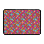 Indian Patchwork Pattern Print Kitchen Mat