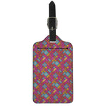Indian Patchwork Pattern Print Luggage Tag