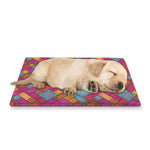 Indian Patchwork Pattern Print Pet Cooling Mat Cover