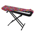 Indian Patchwork Pattern Print Piano Keyboard Cover