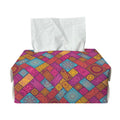 Indian Patchwork Pattern Print Rectangle Tissue Box Cover