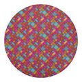 Indian Patchwork Pattern Print Round Blanket