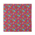 Indian Patchwork Pattern Print Silk Bandana