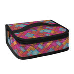 Indian Patchwork Pattern Print Small Lunch Bag