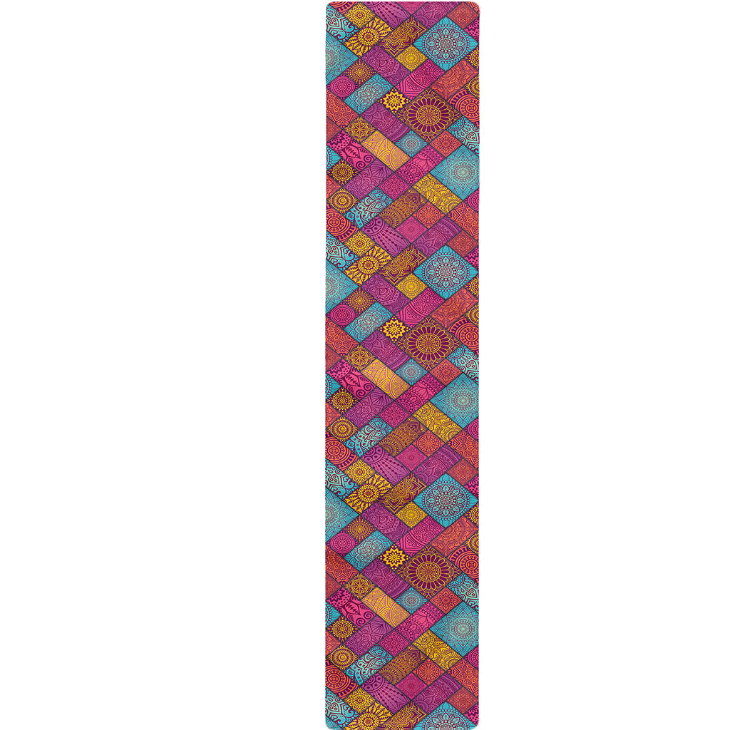 Indian Patchwork Pattern Print Table Runner