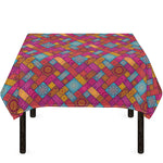 Indian Patchwork Pattern Print Tablecloth