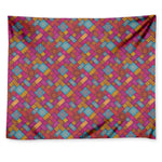 Indian Patchwork Pattern Print Tapestry