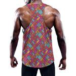Indian Patchwork Pattern Print Training Tank Top
