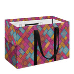 Indian Patchwork Pattern Print Utility Tote Bag