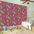 Indian Patchwork Pattern Print Wall Sticker