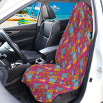Indian Patchwork Pattern Print Waterproof Car Seat Cover