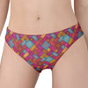 Indian Patchwork Pattern Print Women's Panties