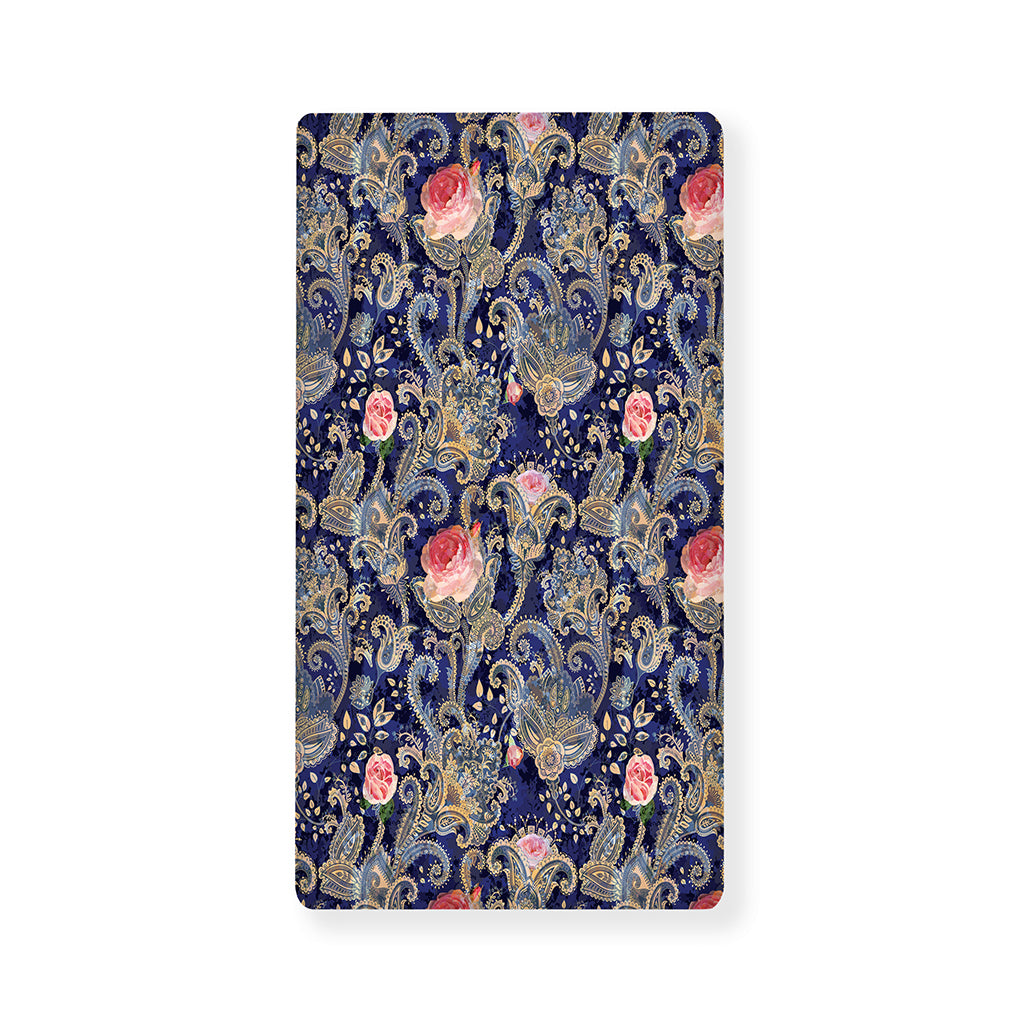 Indian Rose Paisley Pattern Print Baby Crib Sheet