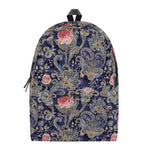 Indian Rose Paisley Pattern Print Backpack