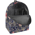 Indian Rose Paisley Pattern Print Backpack