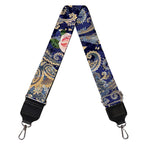Indian Rose Paisley Pattern Print Bag Strap