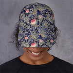 Indian Rose Paisley Pattern Print Baseball Cap