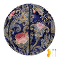 Indian Rose Paisley Pattern Print Basketball