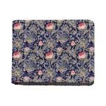 Indian Rose Paisley Pattern Print Bifold Wallet