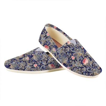 Indian Rose Paisley Pattern Print Casual Shoes