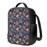 Indian Rose Paisley Pattern Print Crossbody Lunch Bag