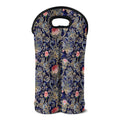 Indian Rose Paisley Pattern Print Double Neoprene Wine Tote
