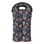 Indian Rose Paisley Pattern Print Double Neoprene Wine Tote