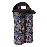 Indian Rose Paisley Pattern Print Double Neoprene Wine Tote