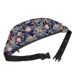 Indian Rose Paisley Pattern Print Fanny Pack