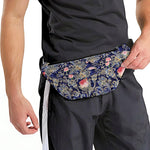 Indian Rose Paisley Pattern Print Fanny Pack