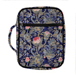 Indian Rose Paisley Pattern Print Front Pocket Bible Bag