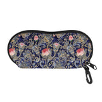 Indian Rose Paisley Pattern Print Glasses Case