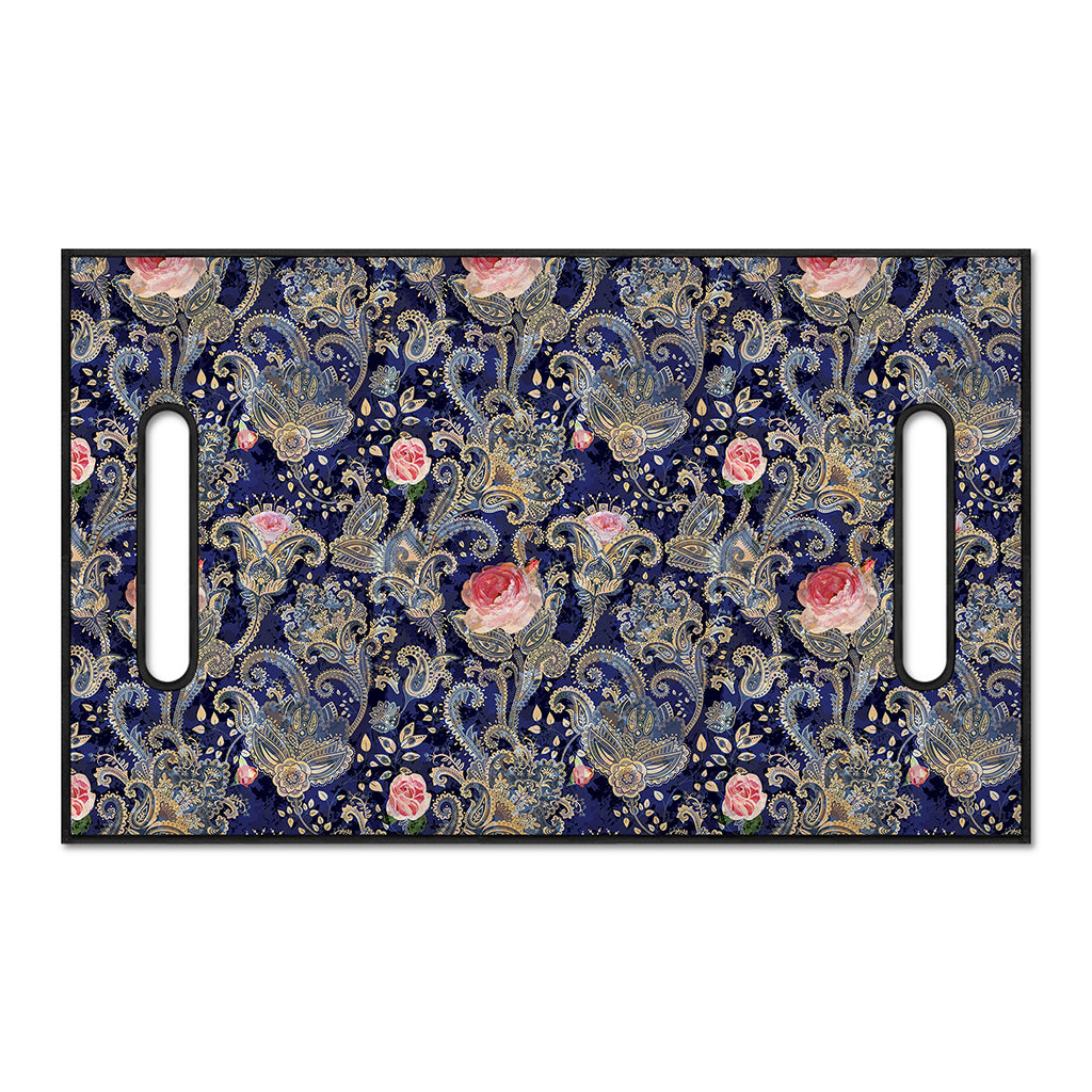 Indian Rose Paisley Pattern Print Golf Cart Seat Cover
