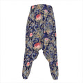Indian Rose Paisley Pattern Print Hammer Pants