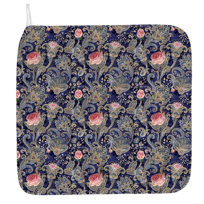 Indian Rose Paisley Pattern Print Hand Towel