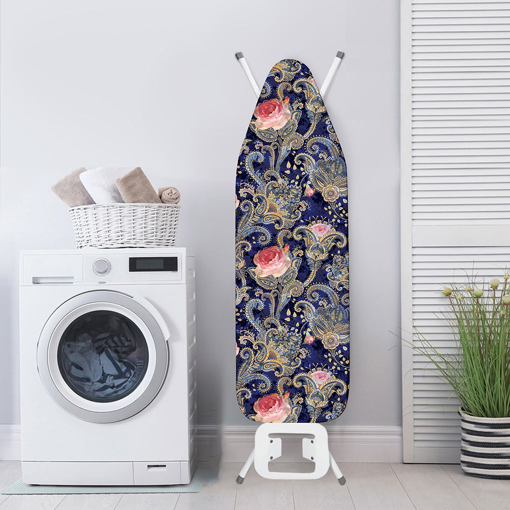 Indian Rose Paisley Pattern Print Ironing Board Cover