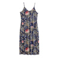 Indian Rose Paisley Pattern Print Jersey Midi Cami Dress