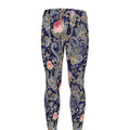 Indian Rose Paisley Pattern Print Men's Leggings