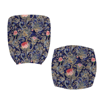 Indian Rose Paisley Pattern Print Office Chair Cover