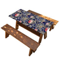 Indian Rose Paisley Pattern Print Picnic Table Cover