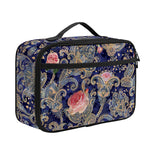 Indian Rose Paisley Pattern Print Portable Lunch Bag