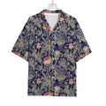 Indian Rose Paisley Pattern Print Rayon Hawaiian Shirt