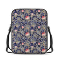Indian Rose Paisley Pattern Print Rectangular Crossbody Bag