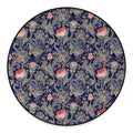 Indian Rose Paisley Pattern Print Round Floor Mat