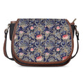 Indian Rose Paisley Pattern Print Saddle Bag