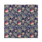 Indian Rose Paisley Pattern Print Silk Bandana